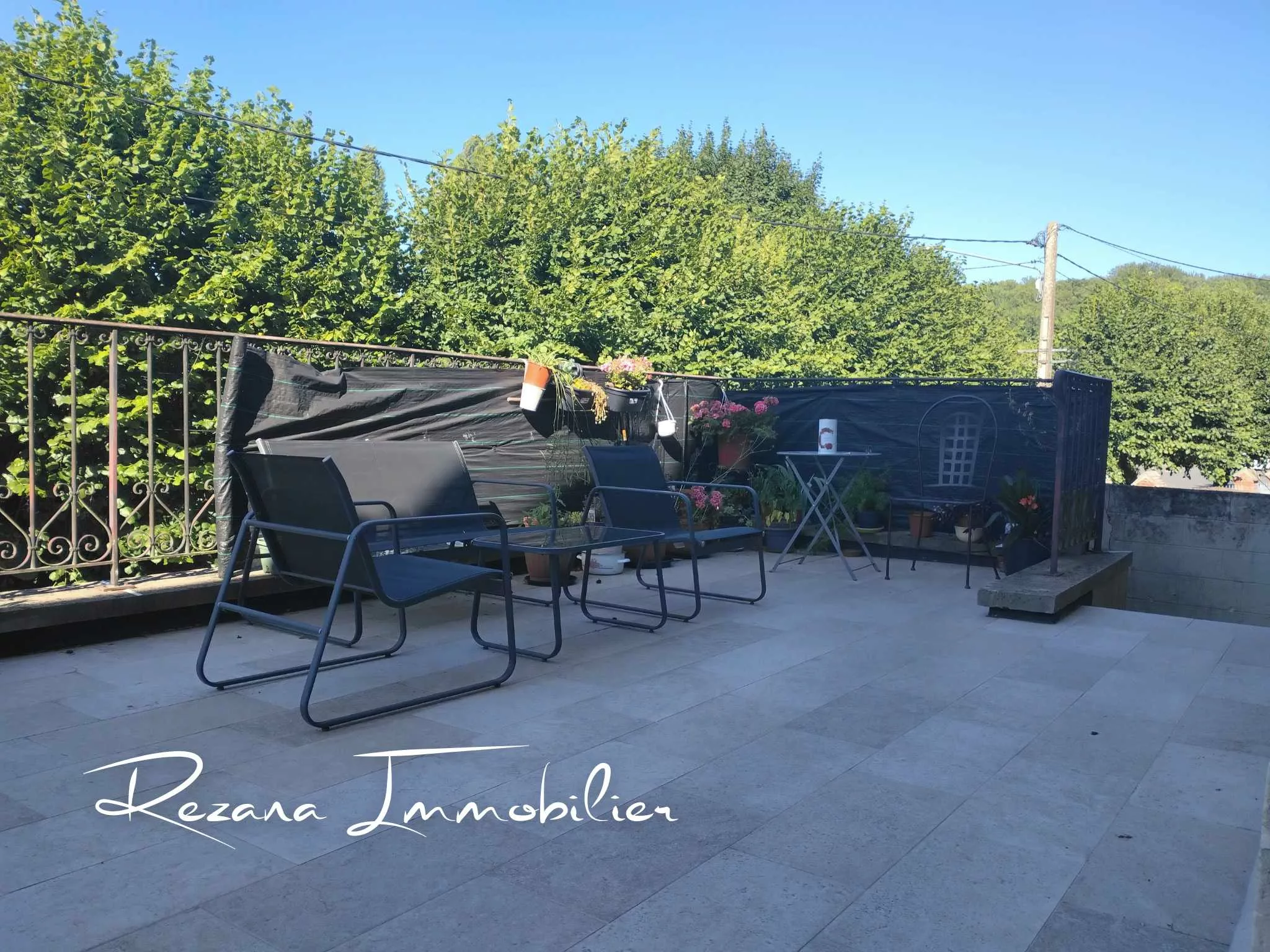 Terrasse accessible aux occupants