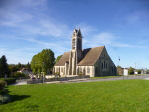 Prix immobilier HERICY Vue de l’église d’Héricy, repère emblématique suivi par votre agence immobilière locale