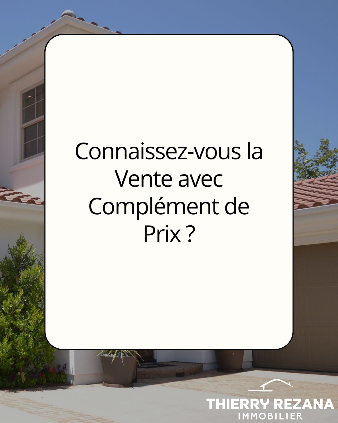 Vente avec Complément de Prix
