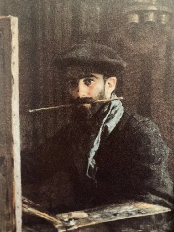 Autoportrait d’Étienne Dinet peint au château d’Héricy, patrimoine historique et culturel du village en Seine-et-Marne