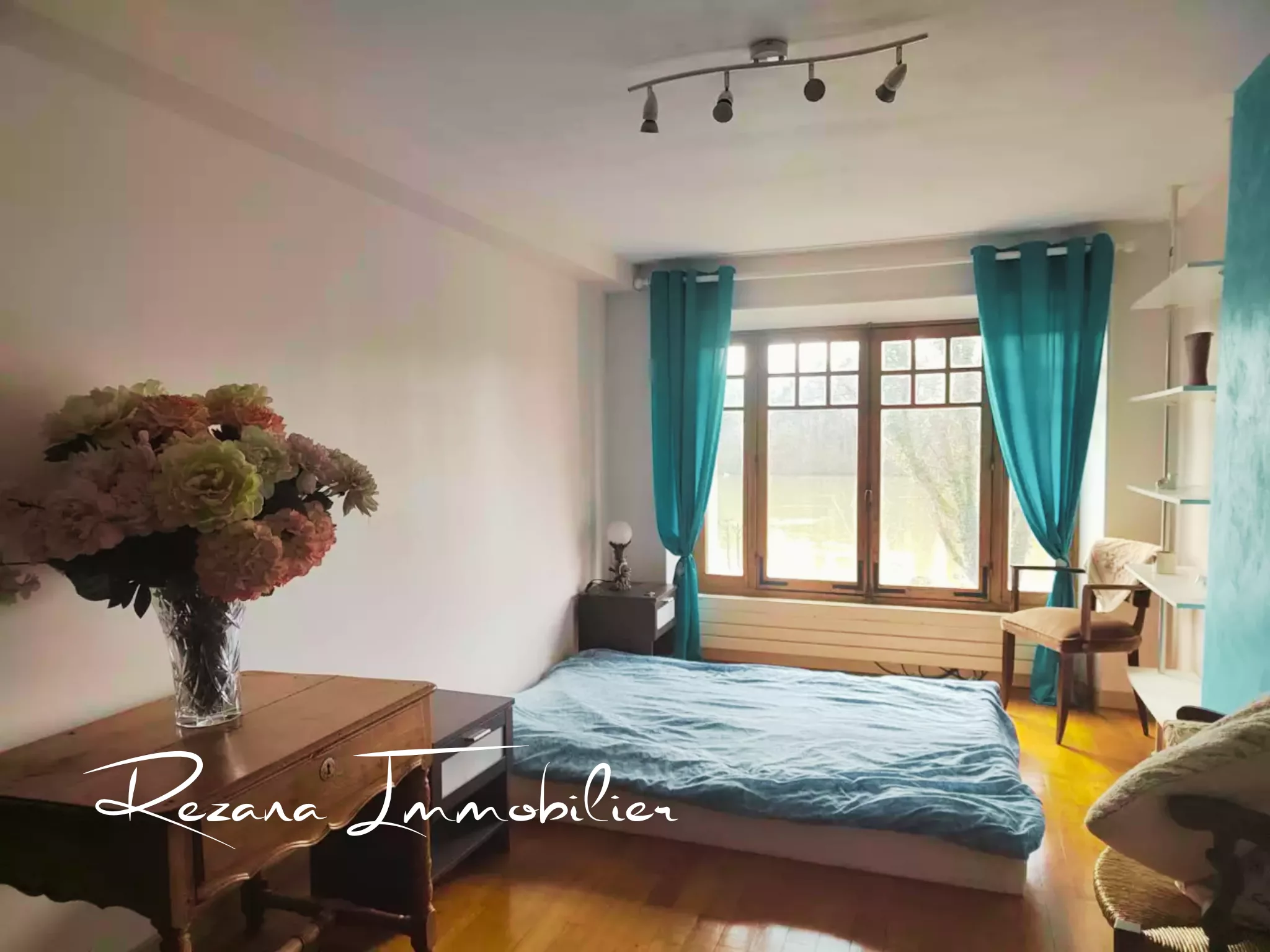 Chambre vue Seine maison Chartrettes