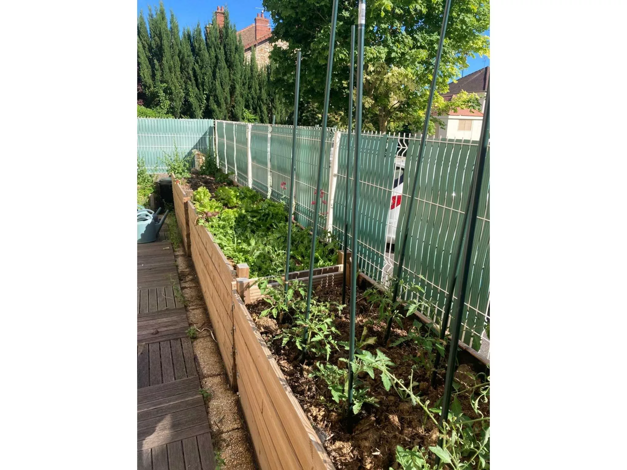 Accès direct à la terrasse depuis les chambres de l’appartement