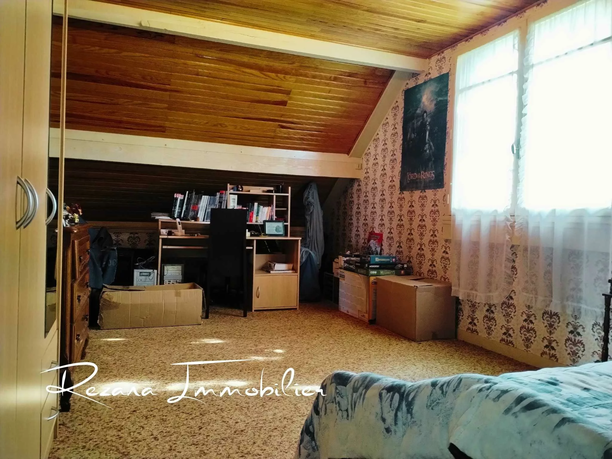 chambre grande surface maison étage