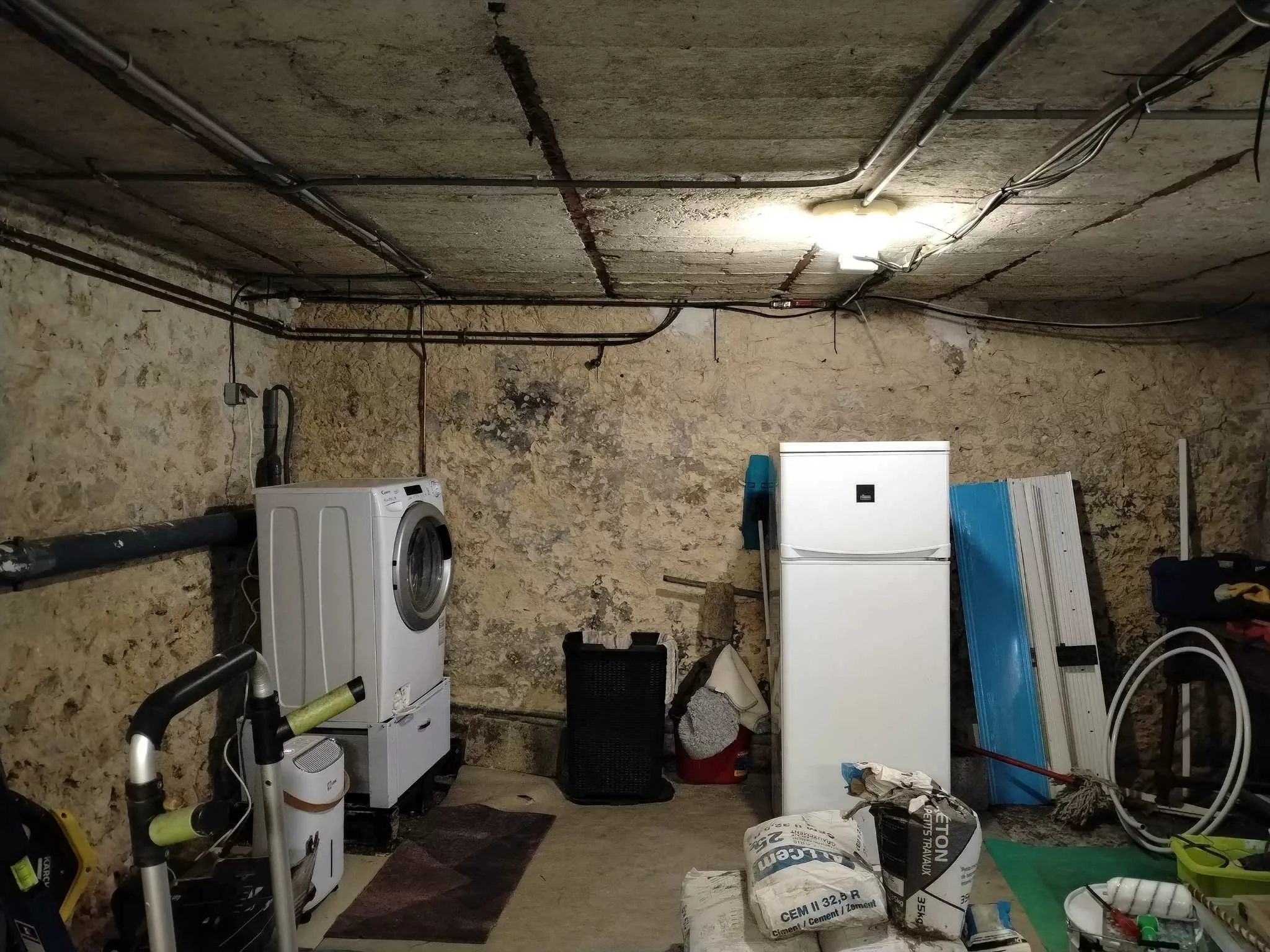 cave sous-sol maison Héricy centre